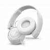 Casti audio JBL T450, On-ear, headphone, 1-button remote and mic, White