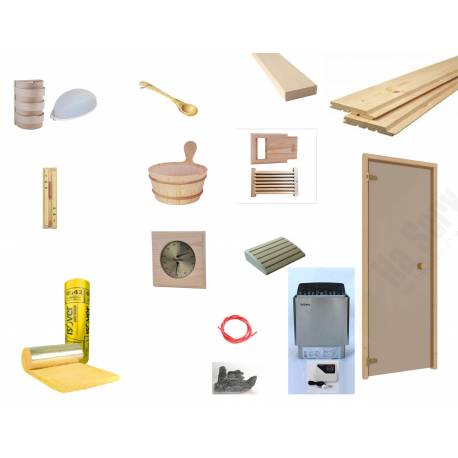 Kit DIY sauna finlandeza Waincris Saune BASIC 1