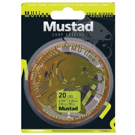 Fir monofilament crap MUSTAD CARP SPECIAL 023MM/3,6KG/1200M