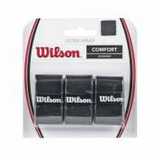 Set overgrip Wilson Ultra Wrap, negru, 3 bucati