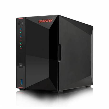 Asustor AS5202T 2-Bay NAS , Intel Celeron Dual-Core, 2GB DDR4, 2.5 GbE x 2, HDMI, USB 3.2 Gen 1 x 3