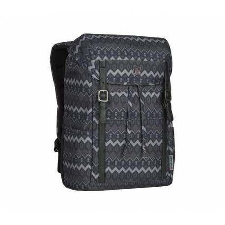 Rucsac laptop Wenger Cohort, 16 inch, 22L, Black Native Print