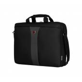 Servieta laptop Wenger Legacy 600654,17 inch, 12L, Black/Gray