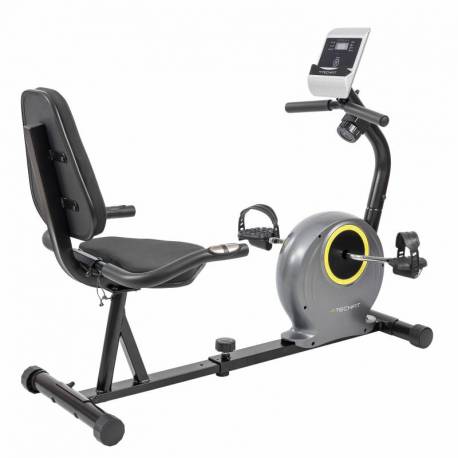 Bicicleta orizontala Techfit R300, volanta 6kg, computer bord