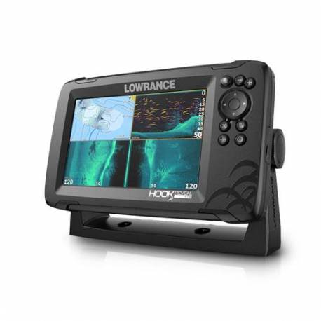 Sonar Lowrance Hook Reveal 7 Triple Shot, High CHIRP, SideScan, DownScan Imaging