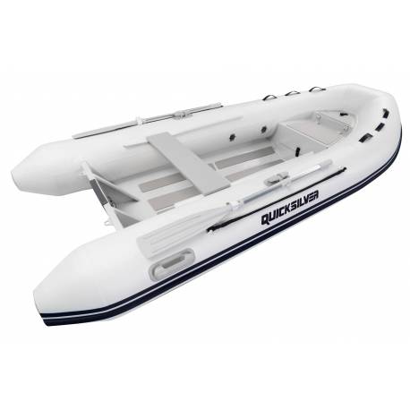 Barca gonflabila QUICKSILVER 350 ALU-RIB, 3.50m, 69kg Alb