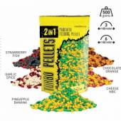 Pelete CARP ZOOM Turbo 2-in-1, 3mm, 500g, Cheese-NBC