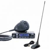 Pachet statie radio CB PNI Escort HP 7120 ASQ, RF Gain, 4W, 12V si antena CB PNI Extra 48, magnet inclus, 45cm, SWR 1.0