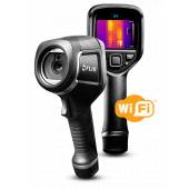 Camera termografie FLIR E8xt MSX WiFi cu camera video, Focus Free