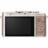 Aparat foto mirrorless Olympus PEN E-PL10, 16.1 MP, Brown + Obiectiv M.Zuiko digital ED 14-42mm 3.5-5.6 EZ, Silver