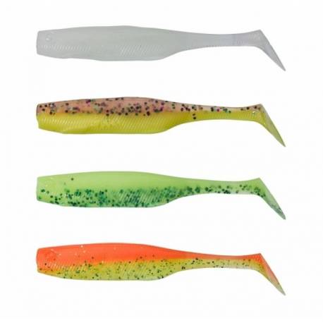 Set shaduri SENSAS GUNKI PEPS DARK WATER KIT II, 9cm, 5.3g, 4buc/plic