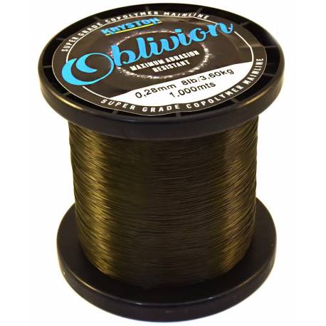 Fir monofilament KRYSTON OBLIVION SUPER GRADE COPOLYMER, 1000m, 20lb, 0.40mm, matt camou