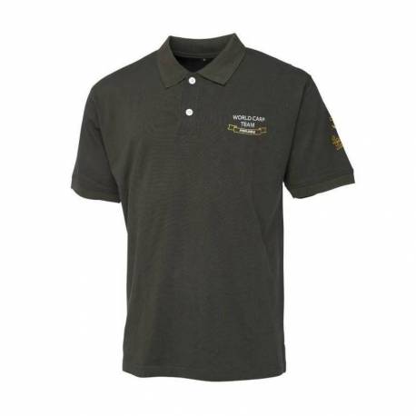 Tricou polo PROLOGIC WORLD CARP TEAM, Gri, marimea XXL