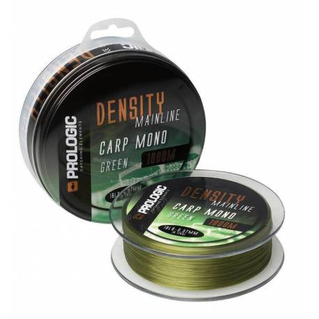 Fir monofilament crap PROLOGIC DENSITY CARP MONO GREEN 0.35MM/6,80KG/1000M