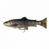 Shad Savage Gear 4D LINE THRU PULSETAIL TROUT, 16cm, 51g, Brown Trout