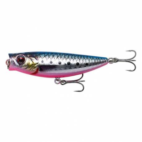 Vobler Savage Gear 3D MINNOW POP WALKER, 6.6cm, 8g, Floating, Belly Sardine PHP