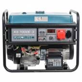 Generator curent Konner & Sohnen KS 7000E-3, 5.5kW, monofazat, AVR, benzina, 13CP. Easy Start