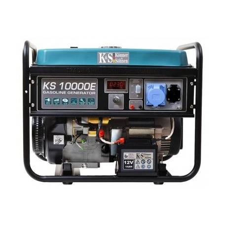 Generator curent Konner & Sohnen KS 10000E, 8kW, monofazat, AVR, benzina, 18CP, Easy Start