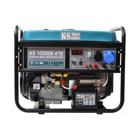 Generator curent Konner & Sohnen KS 10000E ATS, 8kW, monofazat, AVR, benzina, 18CP, ATS, Easy Start