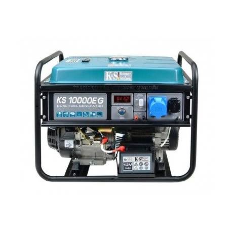 Generator curent Konner & Sohnen KS 10000E-G Hybrid, 8kW, monofazat, AVR, benzina/gaz, 18CP, Easy Start