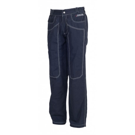 PANTALONI COLMIC BUMBAC ALBASTRU M