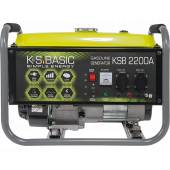 Generator curent Konner & Sohnen Basic KSB 2200A, 2.2kW, benzina, 5.5 CP, monofazat, AVR, bobinaj aluminiu