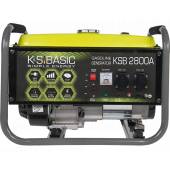 Generator curent Konner & Sohnen Basic KSB 2800A, 2.8kW, benzina, 6.5 CP, monofazat, AVR, bobinaj aluminiu