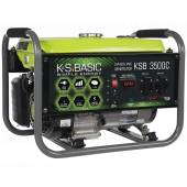 Generator curent Konner & Sohnen Basic KSB 3500C, 3kW, benzina, 7CP, monofazat, AVR, bobinaj cupru