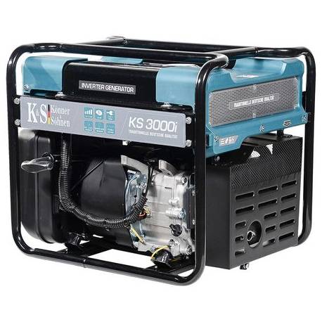 Generator curent Konner & Sohnen KS 3000i tip inverter, 3.0 kW, benzina, 7CP, monofazat