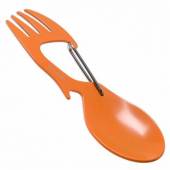 Multifunctional Spork Kershaw Ration, Portocaliu, otel 3Cr13, 11.7cm