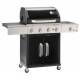 Gratar pe gaz LANDMANN Triton maxX PTS 4.1, inox/negru, 12968