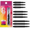 Tije darts Target 8 Flight, fixe - short, negru