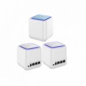 Sistem Mesh Wi-Fi PNI GB1200 Gigabit cu acoperire completa pentru casa 3 buc router si AP acces point