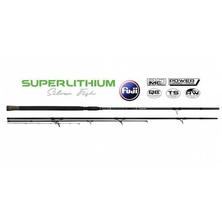 Lanseta feeder Maver SUPERLITIUM SILVER FISH, 3.3m, 20-60g, 3 tronsoane + 3 varfuri