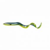 Shad Savage Gear 3D Real Eel, Green Yellow Glitter, 15cm, 12g, 3 buc./plic