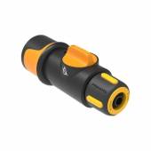 Conector furtun Fiskars, supapa On/Off, 9mm (3/8)