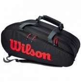 Geanta tenis Wilson Tour 3 Clash, negru, 15 rachete