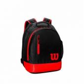 Rucsac tenis Wilson Junior, pentru copii, 2 rachete, negru, 61 x 36 x 38cm