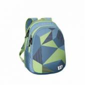 Rucsac tenis Wilson Junior Backpack, copii, albastru/verde, 2 rachete, 10 L