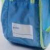 Rucsac tenis Wilson Junior Backpack, copii, albastru/verde, 2 rachete, 10 L