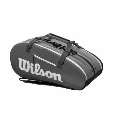 Geanta tenis Wilson Super Tour 3, negru, 15 rachete