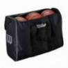 Geanta mingi Wilson 6 Ball Travel Bag, unisex, negru