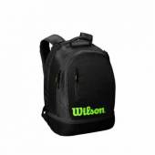 Rucsac sport Wilson Team Backpack, unisex, negru/verde, 48 x 33 x 22cm