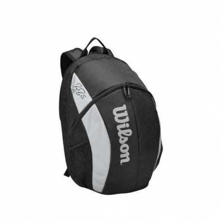 Rucsac sport Wilson Roger Federer Team, unisex, negru, 27 x 30 x 50cm