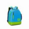 Rucsac tenis Wilson Junior, pentru copii, bleu, 2 rachete, 61 x 36 x 38cm