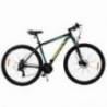 Bicicleta mountainbike Omega Duke 29, cadru 49cm, frana hidraulica pe disc, negru-verde-galben