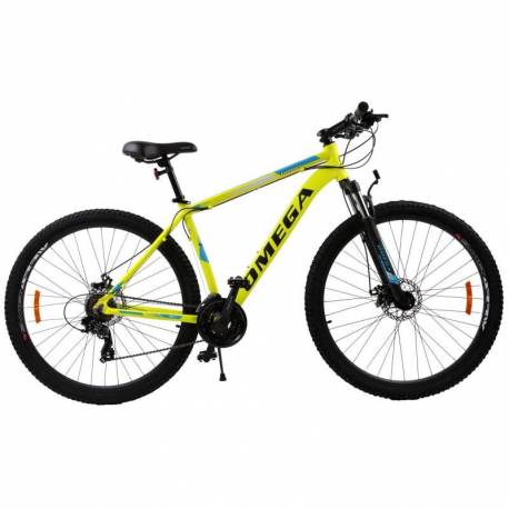 Bicicleta mountainbike Omega Thomas 27.5, cadru 49cm, galben