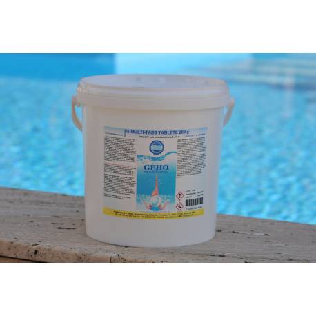 Tablete multifunctionale Geho pentru piscine, 1kg