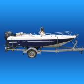 Barca fibra Romcraft 479 Open, 4.64m, 5 prsoane