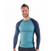 Tricou barbati JOBE Rash Guard Longsleeve, Vintage Teal